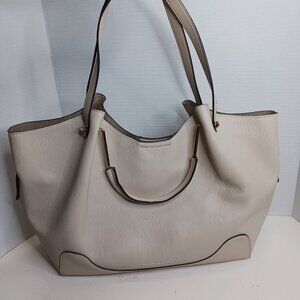 Sondra Roberts Women's Cream Large Tote Shoulder/ Crossbody Bag